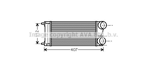 AVA QUALITY COOLING tarpinis suslėgto oro aušintuvas, kompresorius PE4334